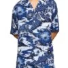 Chemise Tommy Jeans Hawaiian Bleu Pour Homme