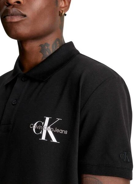 Polo Calvin Klein Monologue Noir Pour Homme – Image 3