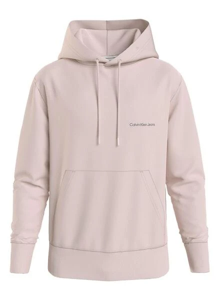 Sweat Ă Capuche Calvin Klein Jeans Institutional Rose Pour Homme