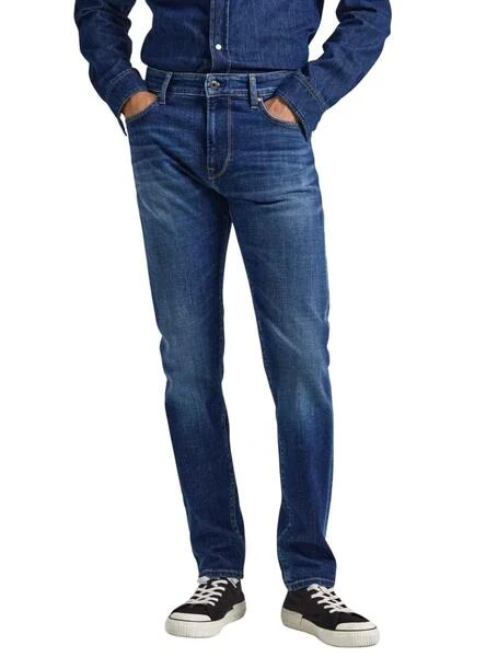 Pantalon Jeans Pepe Jeans Grue Bleu Pour Homme