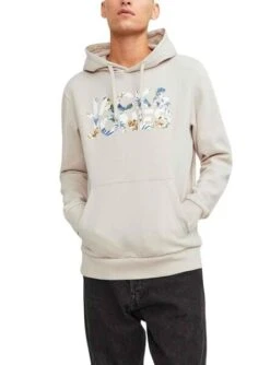 Sweat Jack & Jones Jeff Beige Pour Homme