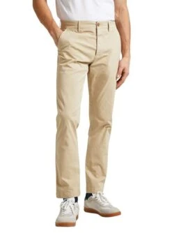 Pantalon Pepe Jeans Slim Beige Pour Homme