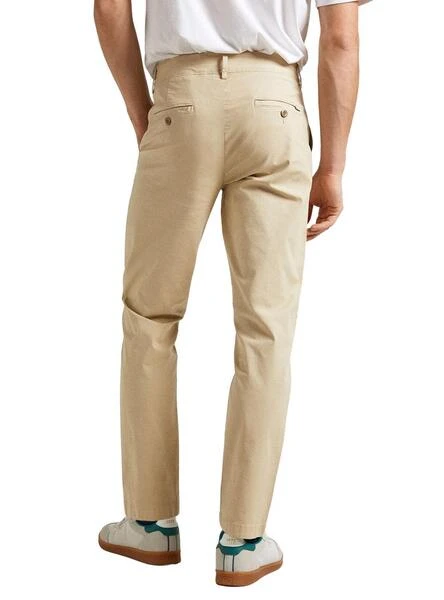 Pantalon Pepe Jeans Slim Beige Pour Homme â Image 2
