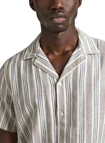 Chemise Pepe Jeans Pipper Ă Rayures Pour Homme â Image 4