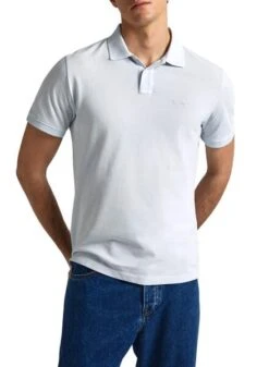 Polo Pepe Jeans New Oliver Bleu Pour Homme