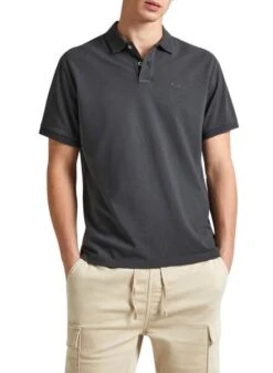 Polo Pepe Jeans New Oliver Gris Pour Homme