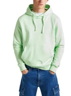 Sudadera Pepe Jeans Joe Hoodie Vert Pour Homme.