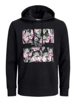 Sweat Jack & Jones Chill Shape Noire Homme