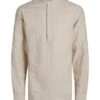 Chemise Jack And Jones Mazie Linen Half Beige Pour Homme