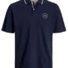 Polo Jack & Jones Champ De Fard à Joues Bleu Marine Pour Homme