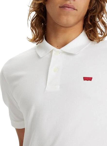 Polo Levis Housemark Blanc Pour Homme â Image 3