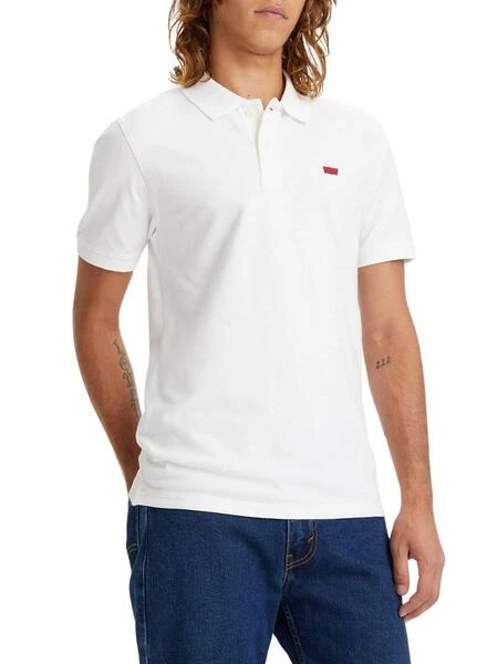 Polo Levis Housemark Blanc Pour Homme â Image 5