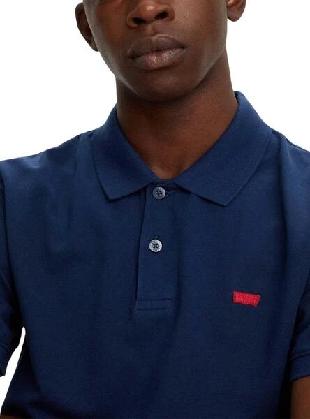 Polo Levis Housemark Bleu Marine Pour Homme â Image 3