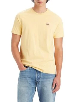 T-Shirt Levi's Original Housemark Jaune Homme
