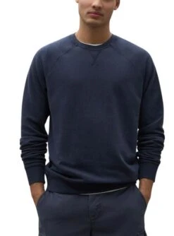 Sweatshirt Ecoalf Berja Marine Pour Homme