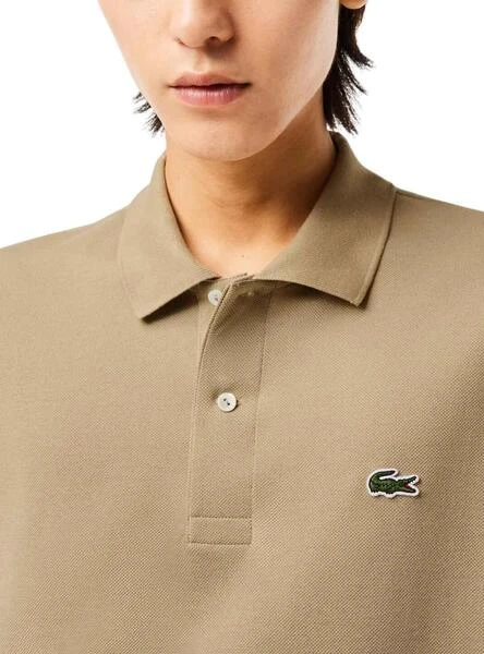 Polo Lacoste Original Beige Pour Homme â Image 3