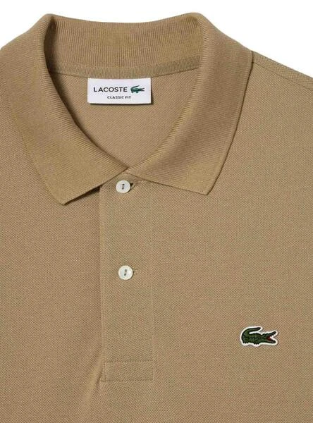 Polo Lacoste Original Beige Pour Homme â Image 5