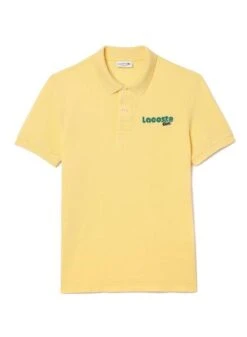 Polo Rétro Jaune Pour Homme De Lacoste