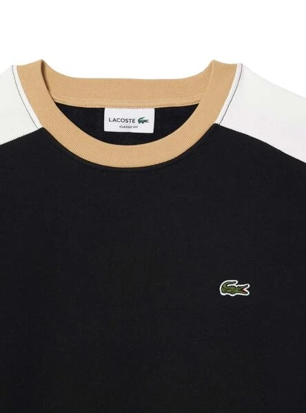 Sweat à Capuche Lacoste Color Block Noir Pour Homme – Image 5