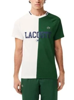 T-Shirt Lacoste Tenis Vert Pour Homme