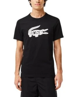 T-Shirt Lacoste Ultradry Noire Pour Homme