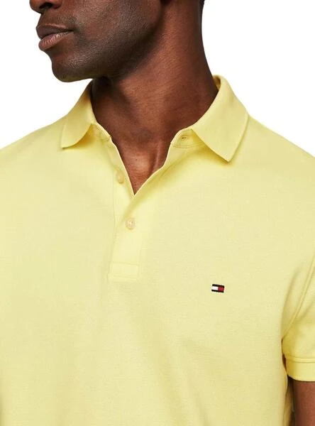 Polo Tommy Hilfiger 1985 Jaune Pour Homme â Image 2