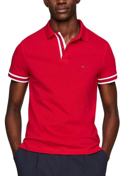 Polo Tommy Hilfiger Type Rouge Pour Homme
