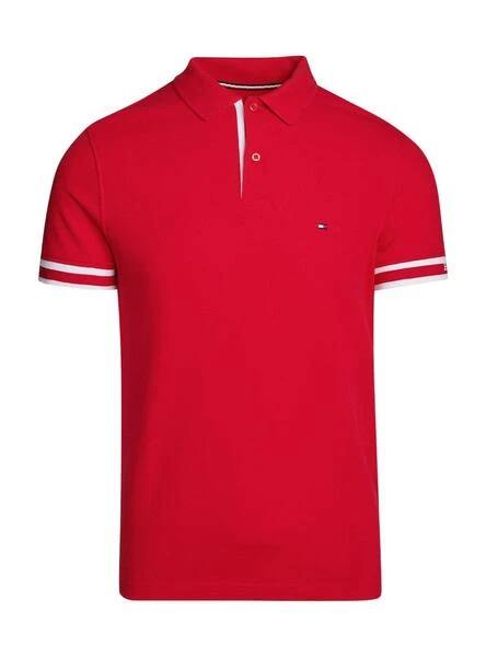 Polo Tommy Hilfiger Type Rouge Pour Homme â Image 4