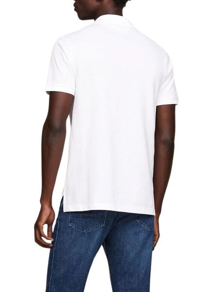 Chemise Tommy Hilfiger Monotype Placket Blanc Pour Homme â Image 2