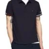 Polo Tommy Hilfiger Flag Cuff Slim Marine Homme