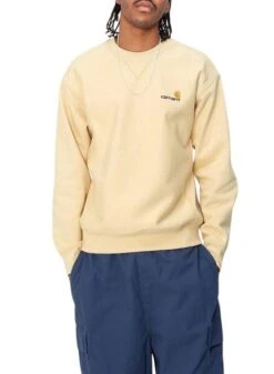 Sudadera Carhartt American Script Jaune