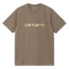 Maillot Carhartt Logo Marron Pour Homme