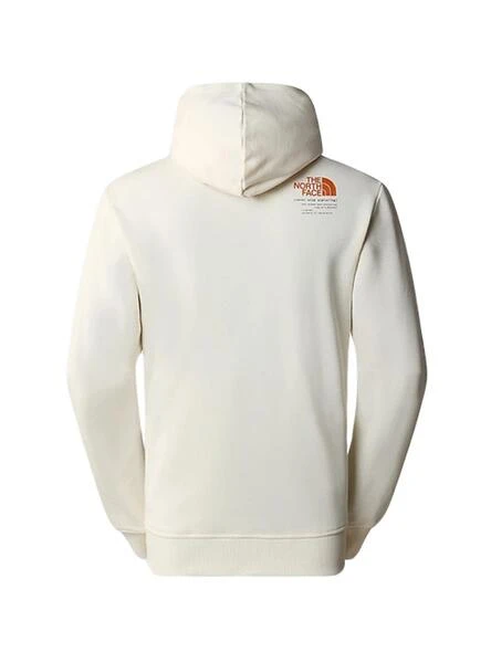 Sweat Ă Capuche The North Face Graphic Beige Homme â Image 2