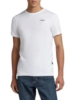 Maillot G-Star Slim Base Blanc Pour Homme