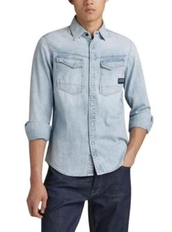 Chemise G-Star Dakota Slim Denim Pour Homme