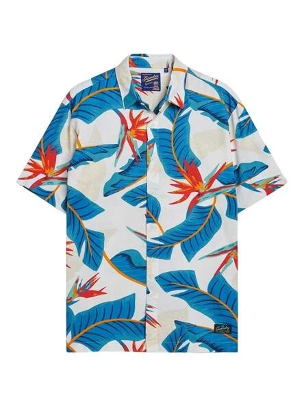 Chemise Superdry Hawaian Bleue Pour Homme – Image 3