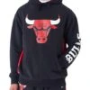 Sweat à Capuche New Era Chicago Bulls NBA Noir Pour Homme