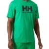 T-shirt Helly Hansen Logo Vert Pour Homme