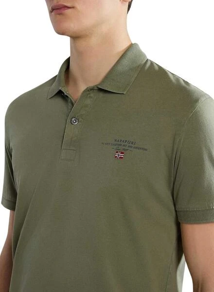 Polo Napapijri Elbas Vert Pour Homme – Image 5