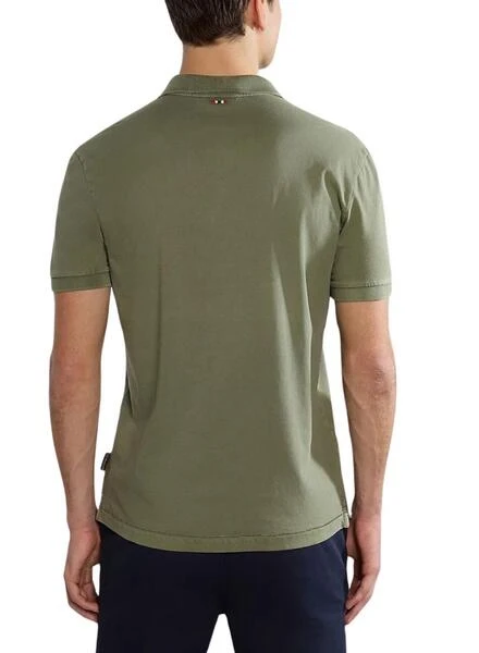 Polo Napapijri Elbas Vert Pour Homme – Image 2