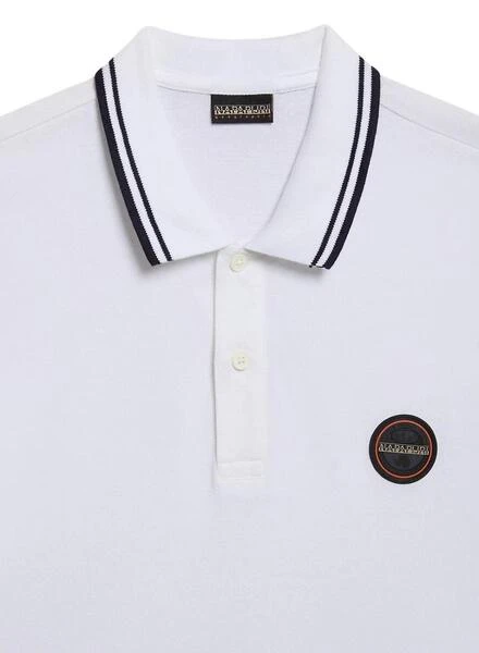 Polo Napapijri E-Macas Blanco Pour Homme â Image 6