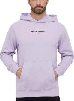 Sweat à Capuche Helly Hansen Core Violet Pour Homme