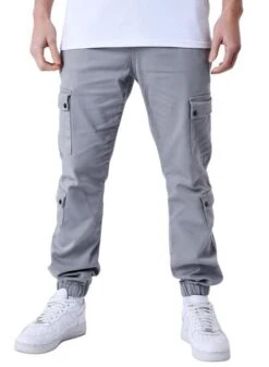 Jean Project X Paris Cargo Coupe Gris Pour Homme