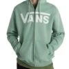 Sudadera Vans Classic Zip Vert Pour Homme